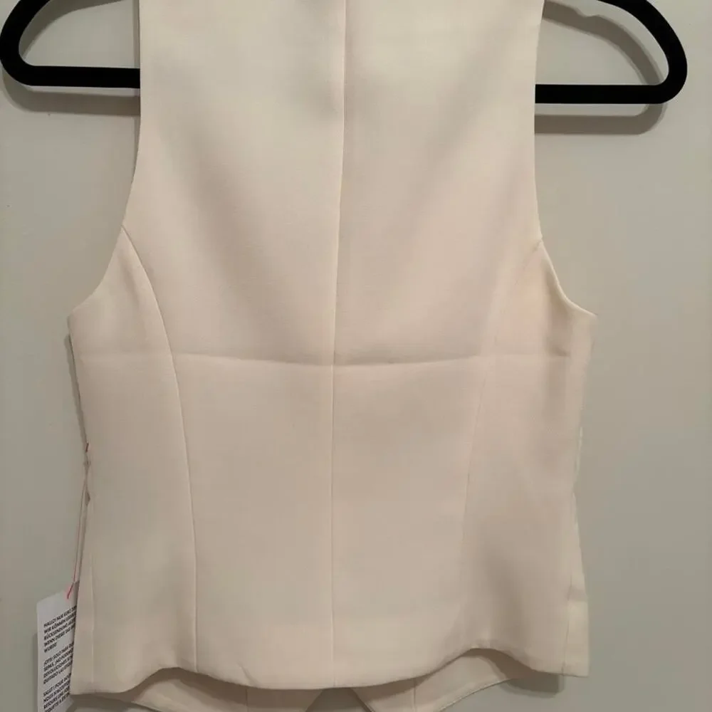 Asos design cream vest